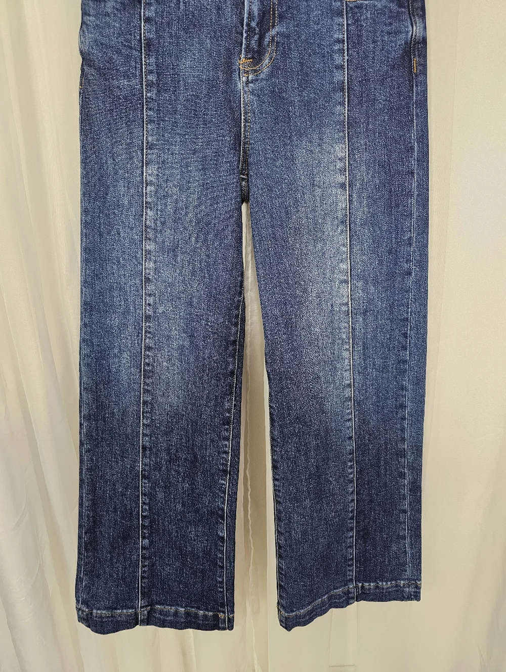 Risen High Rise Wide Leg Trouser Jeans Size 0/24 - Picture 3 of 10